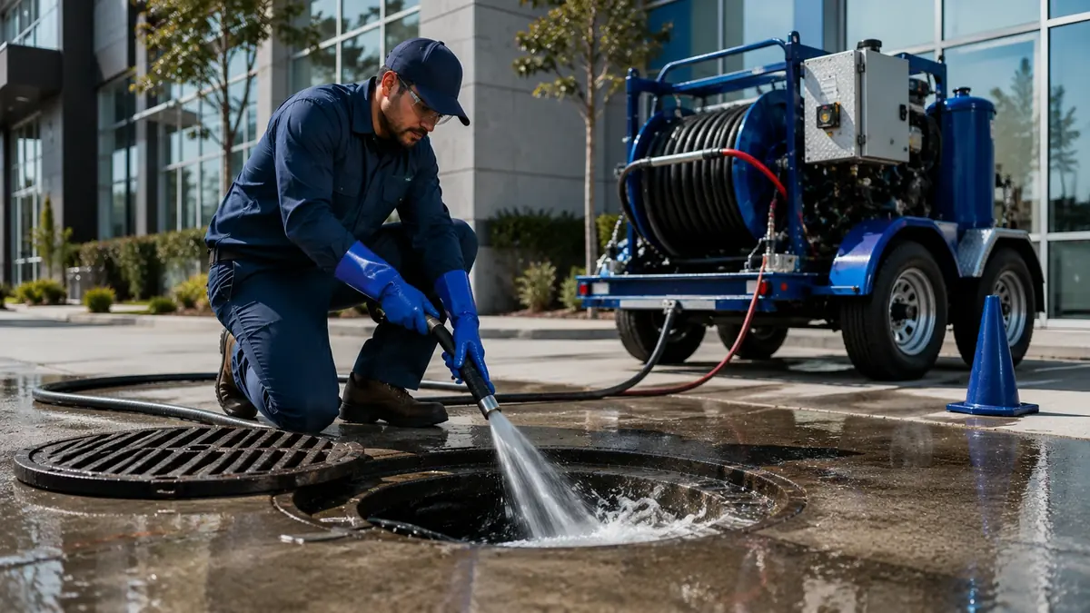 Commercial Hydro Jet Drain Cleaning in Gilroy