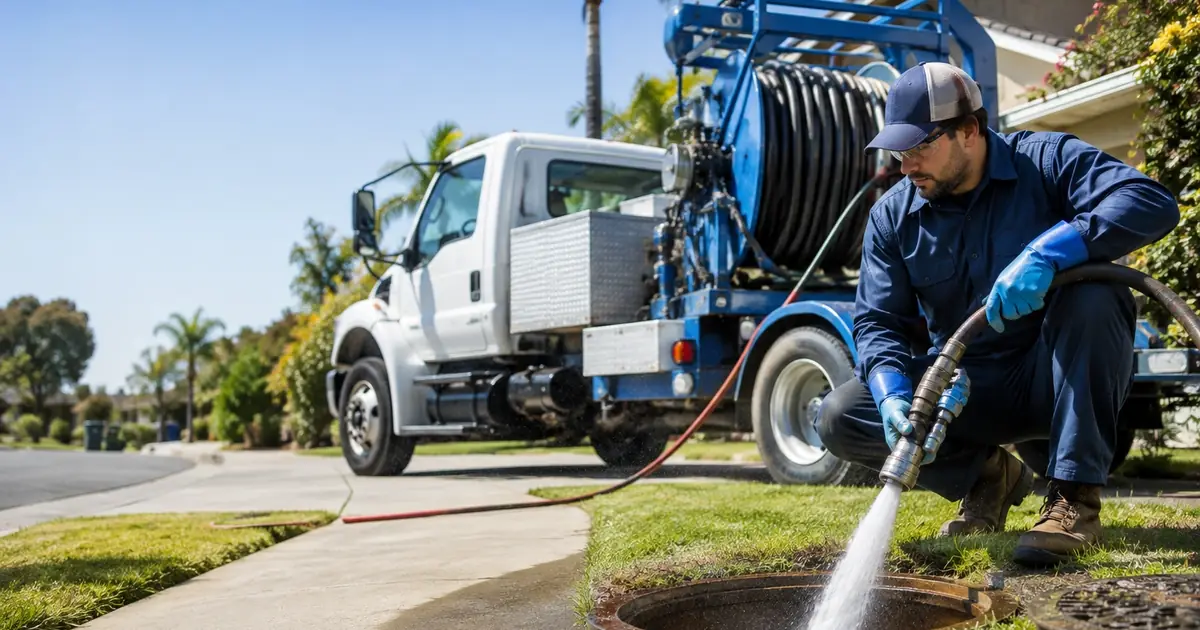 Hydro jet sewer cleaning Gilroy