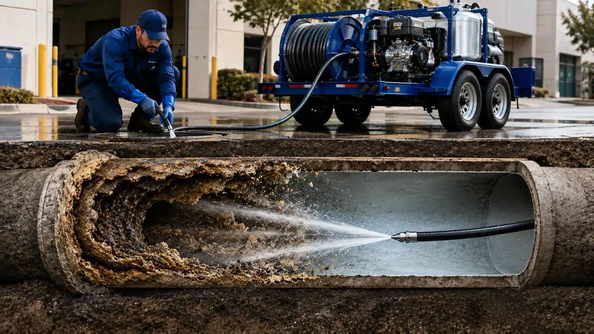 Sewer Pipe Descaling in Gilroy